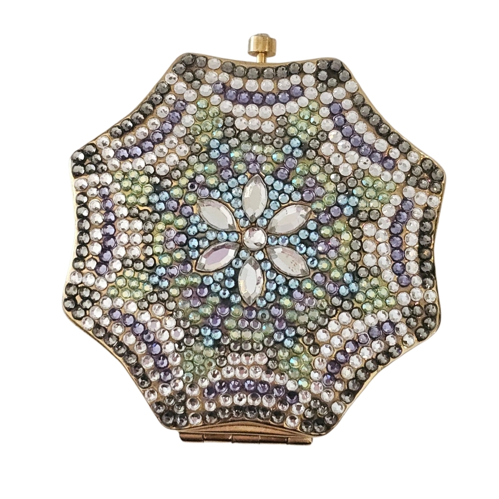 2005 Estee Lauder Judith Leiber Crystal Dreams Lucidity Compact Swarovski